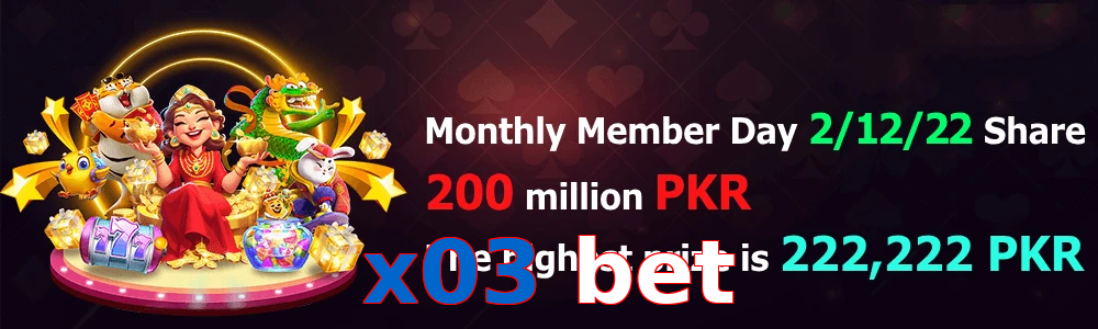 X03 Bet game feature